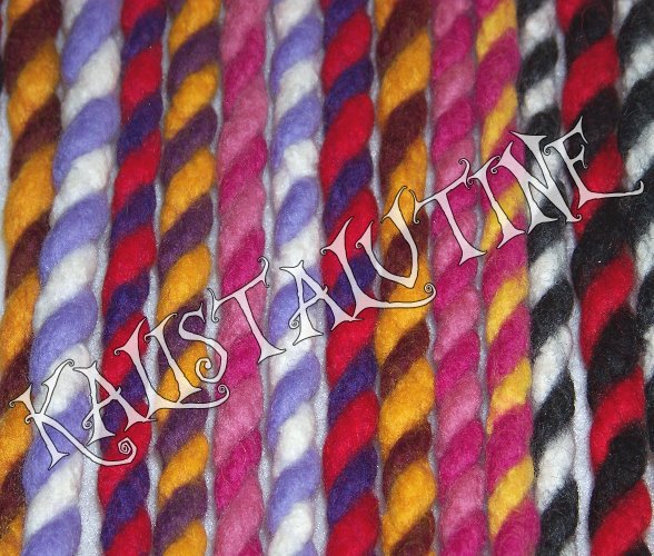 dread wool torsadée