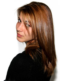 rouquine au tel